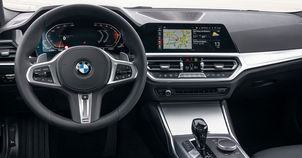 An image of the 2022 BMW 2 Series Coupe interior cockpit