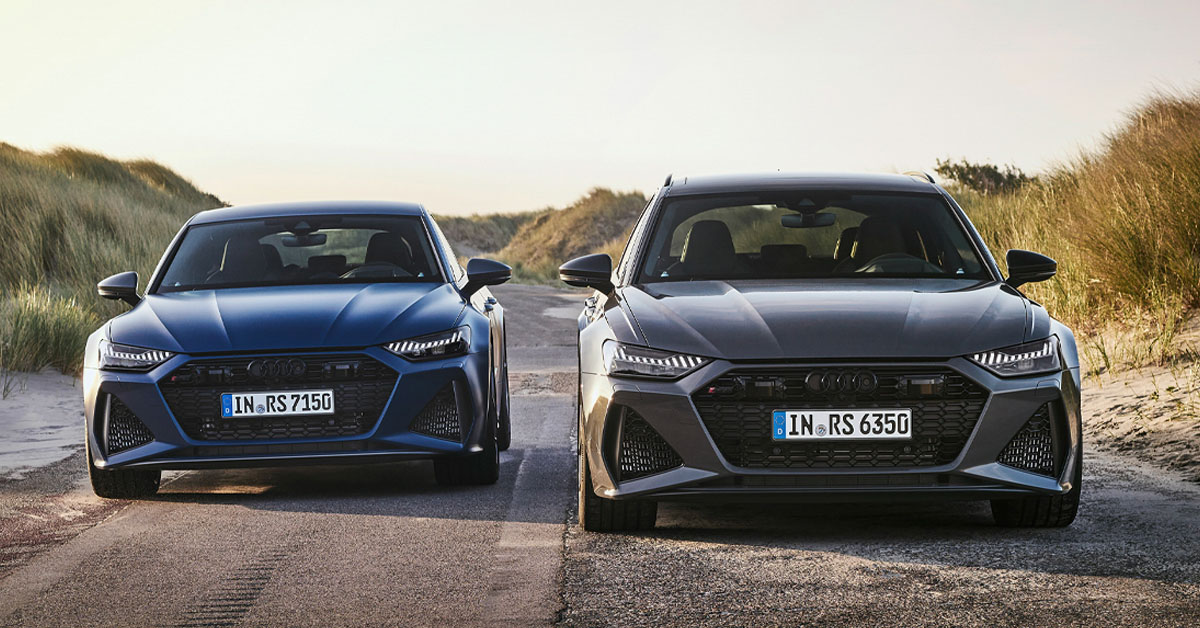 An image of the new Audi RS6 Avant Performance and Audi RS7 Sportback Performance