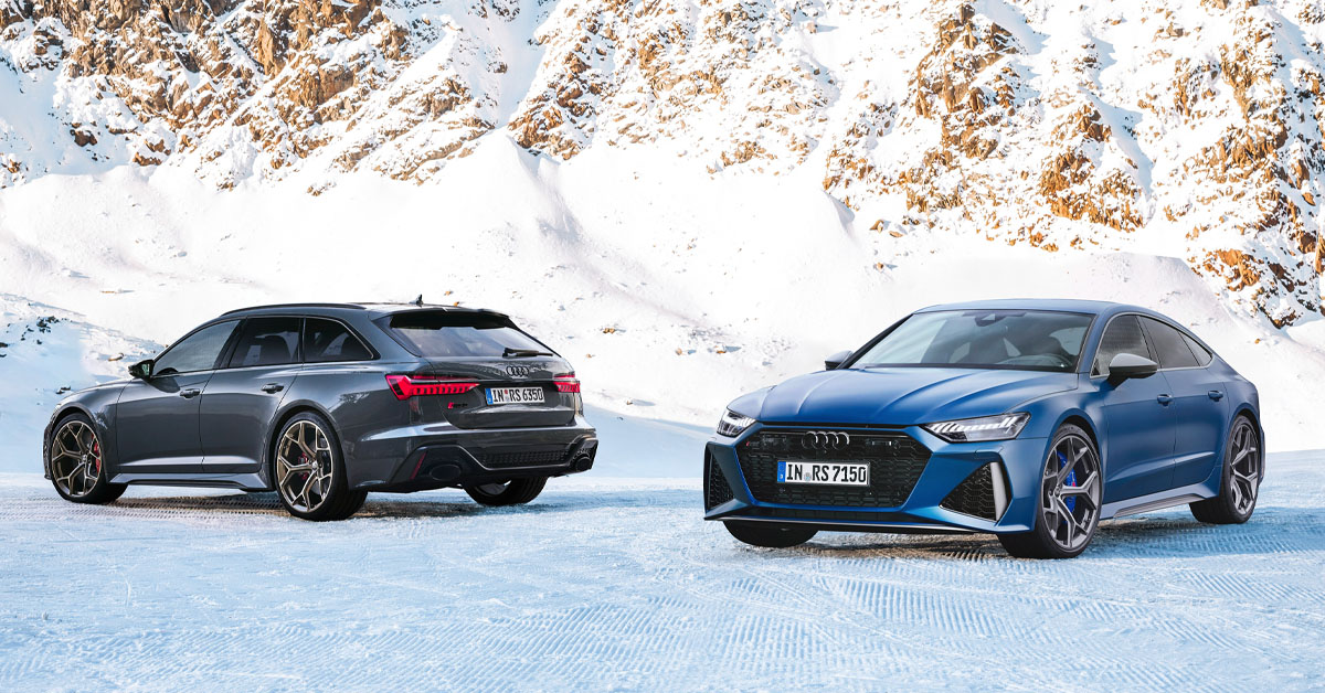 An image of the new Audi RS6 Avant Performance and Audi RS7 Sportback Performance