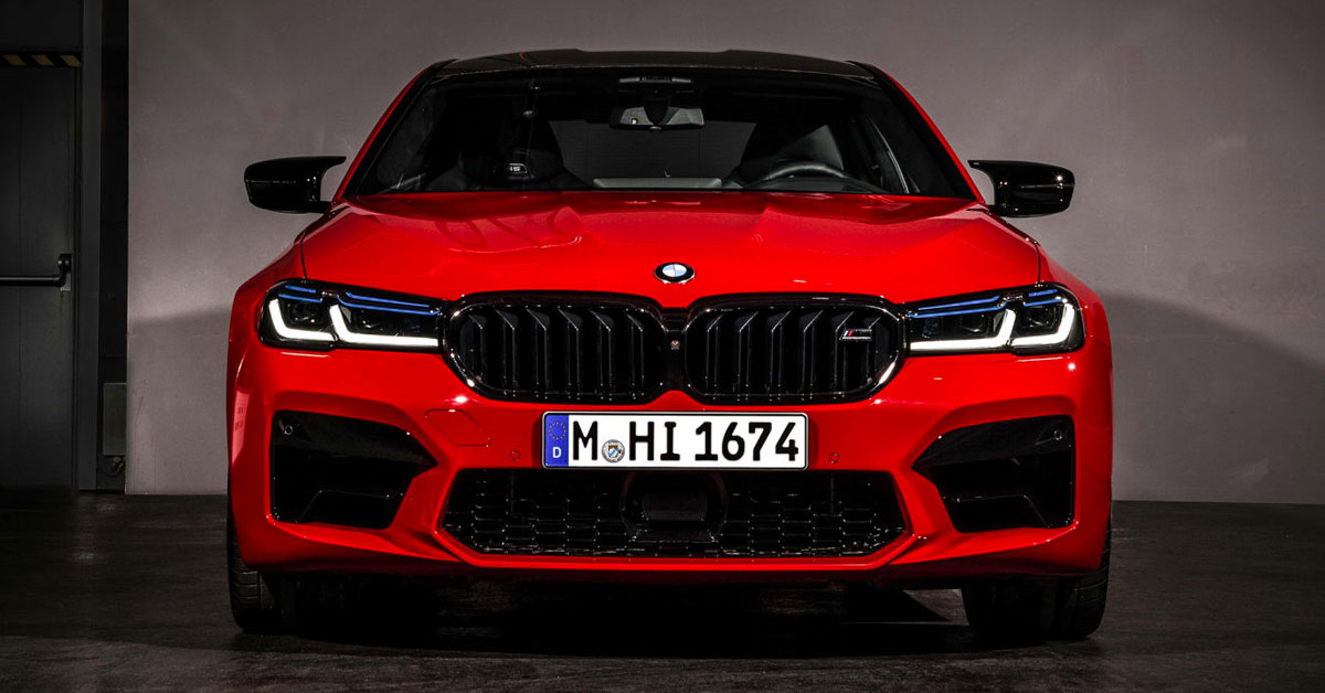 2020 BMW M5 Competition Exterior Front End Shot