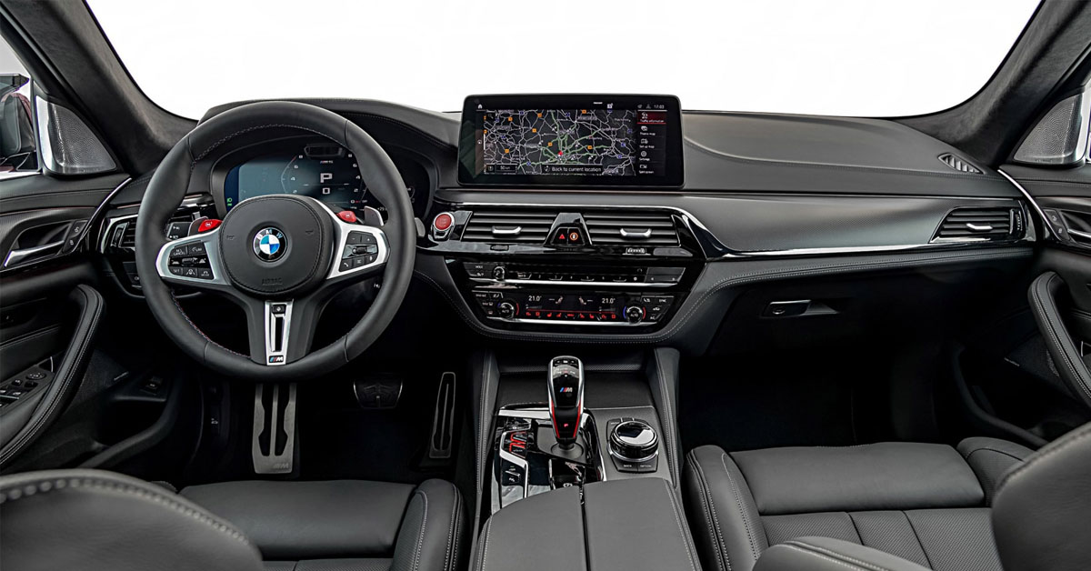 2020 BMW M5 Competition Interior Dashboard Shot