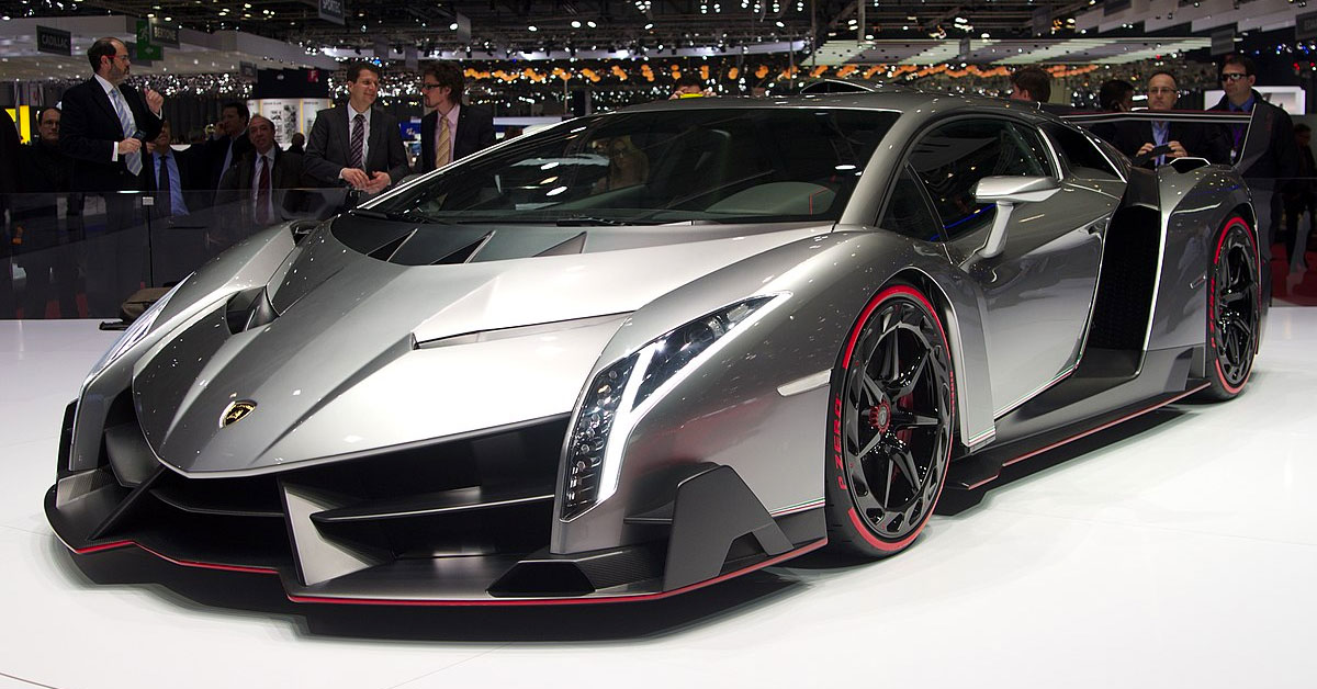 Most expensive hypercars the Lamborghini Veneno