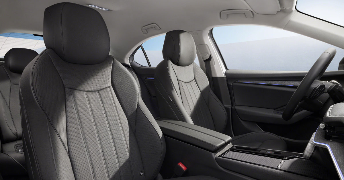 An image of the interior of the 2024 Skoda Superb