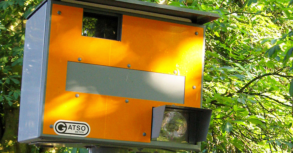 An image of a GATSO speed camera