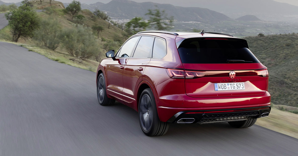 An image of the new 2023 Volkswagen Touareg SUV redesign